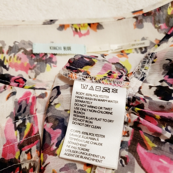 KIMCHI BLUE by UO | FLUTTER SLEEVE CHIFFON… - Picture 12 of 12